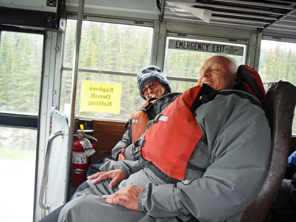 the two RV Gypsies on the bus